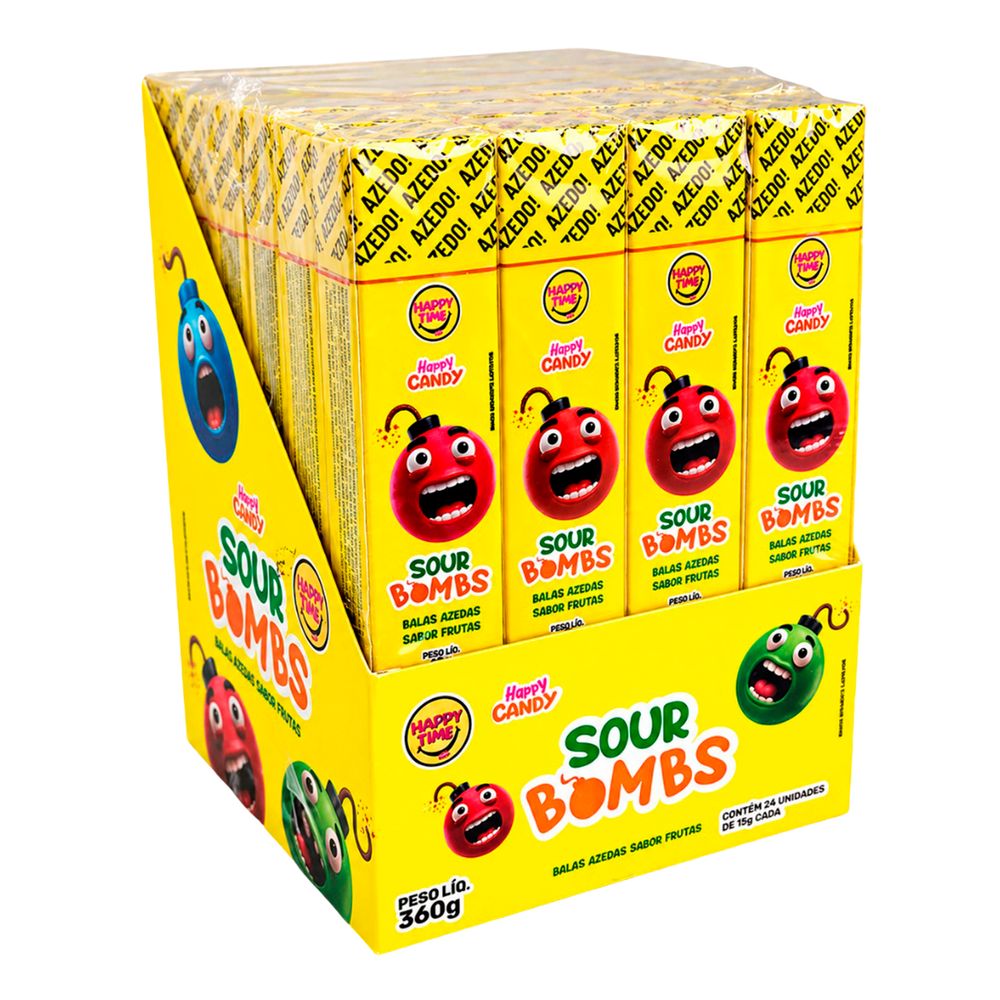 Bala Happy Din Sour Bombs 24x15g-1- Bala Happy Din Sour Bombs 24x15g-1-